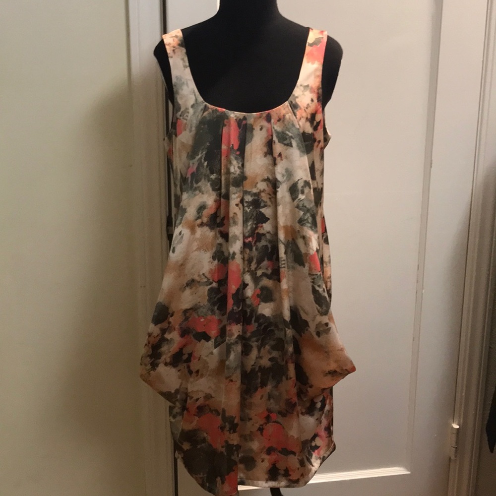 water print dress